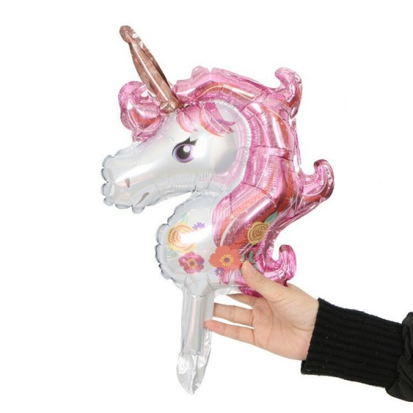 Minishape 14"/35 cm unicorno rosa