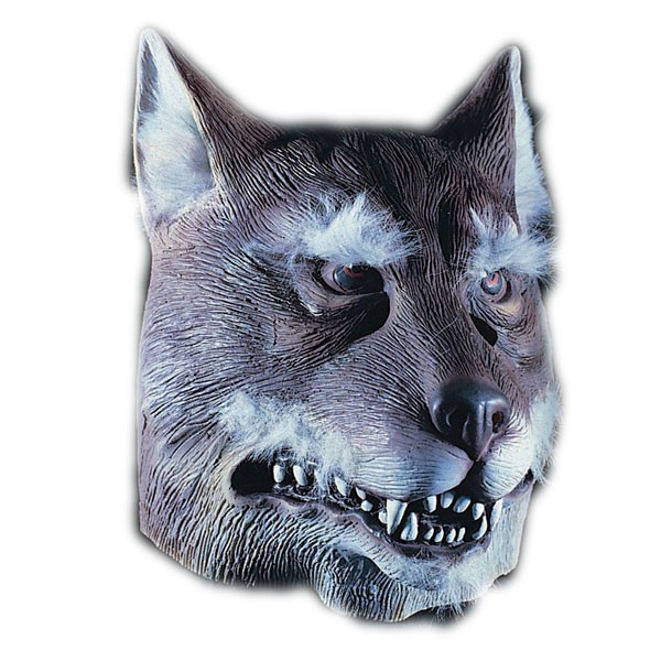 WIDMANN MASCHERA DA LUPO CON PELI Accessori Maschere Wolf Animali Carnevale 8372 