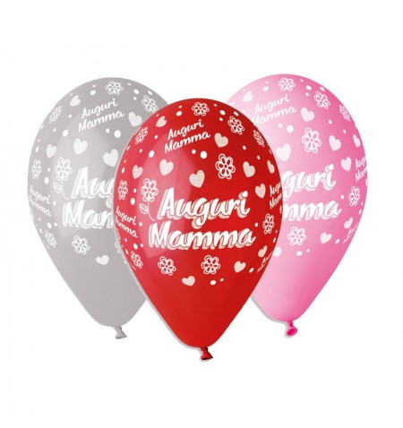 Kit Elio LARGE + 30 palloncini rosa San Valentino - Ø 30 cm 
