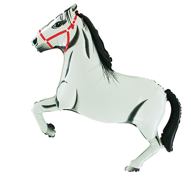 Supershape 30"/90 cm cavallo bianco