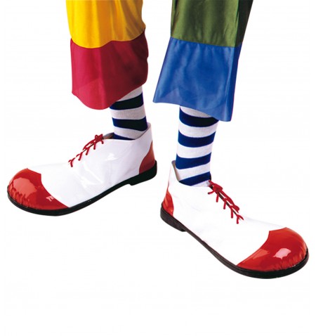 Scarpe clown con suola in gomma