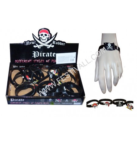 braccialetti pirata 24 pz