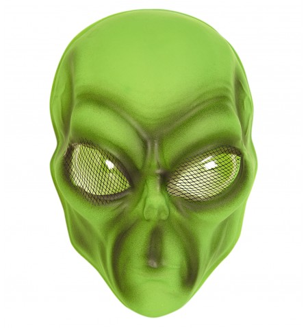 Maschera alieno verde