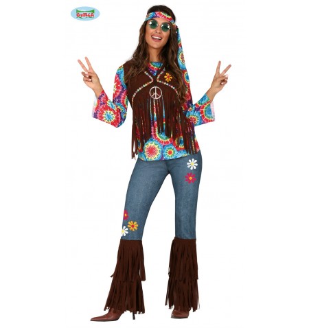 Costume funky hippie