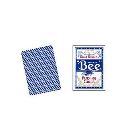 Mazzo Bee poker size blu