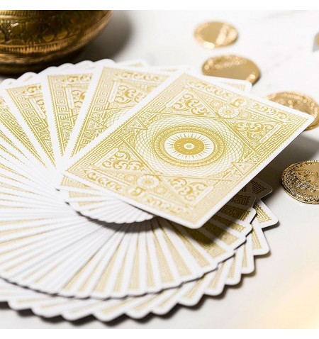 White Aurelian playing cards