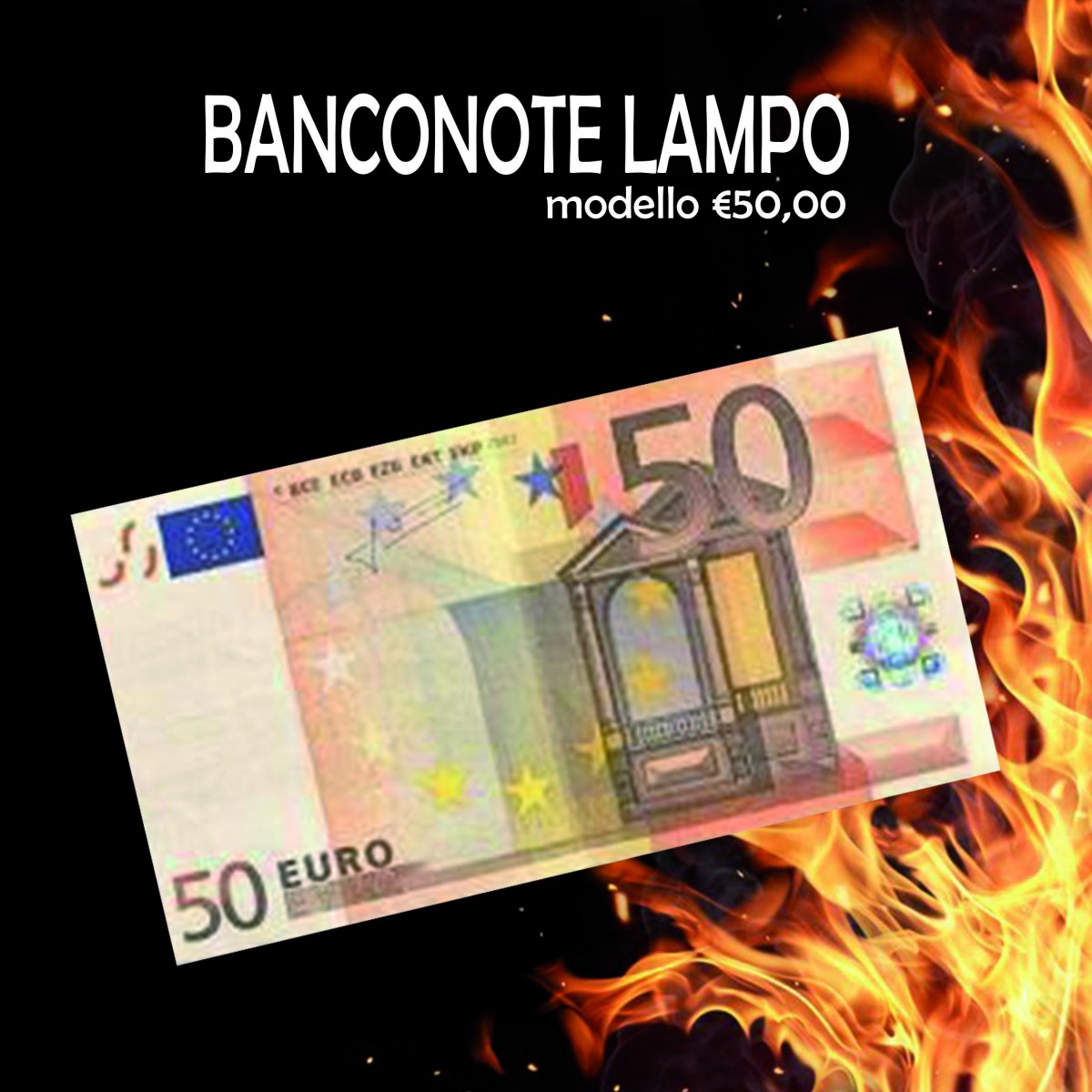 Set 10 banconote lampo da € 50.00