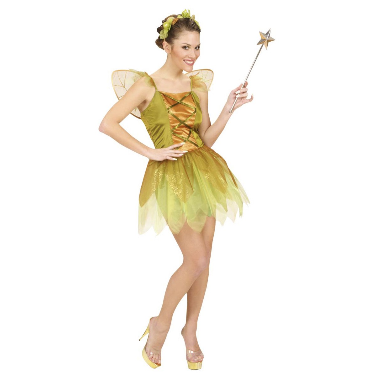 Costume Bambina Elfa Fata dei boschi Tg 3/5A – Universo In Festa