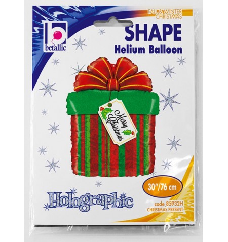 Supershape 30"/76cm pacco regalo Merry Christmas