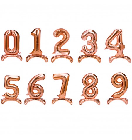 Numero con base autoportante 32"/80cm Rosegold
