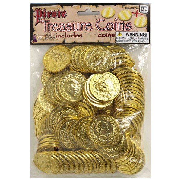 monete pirata set di 65pz