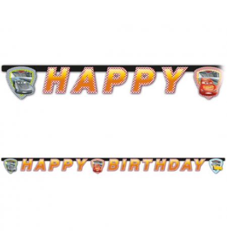 Festone Cars Happy birthday