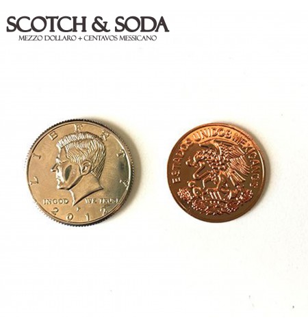 Scotch & Soda - Mezzo Dollaro + Centavos Messicano