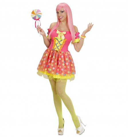 Costume fluo candy girl