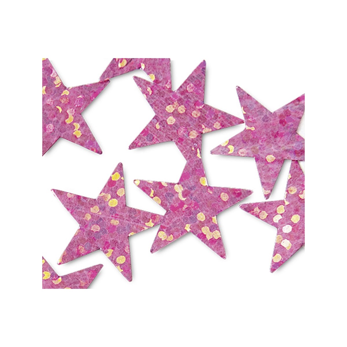 Confetti per palloncini olografici a stella 1,7 cm