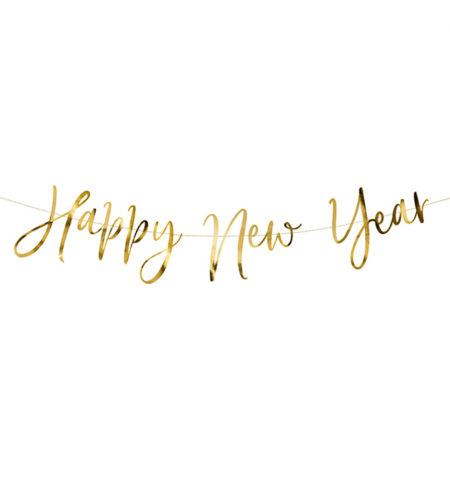 Festone in corsivo Happy New Year - 1pz