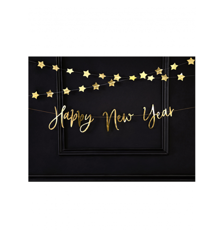 Festone in corsivo Happy New Year - 1pz