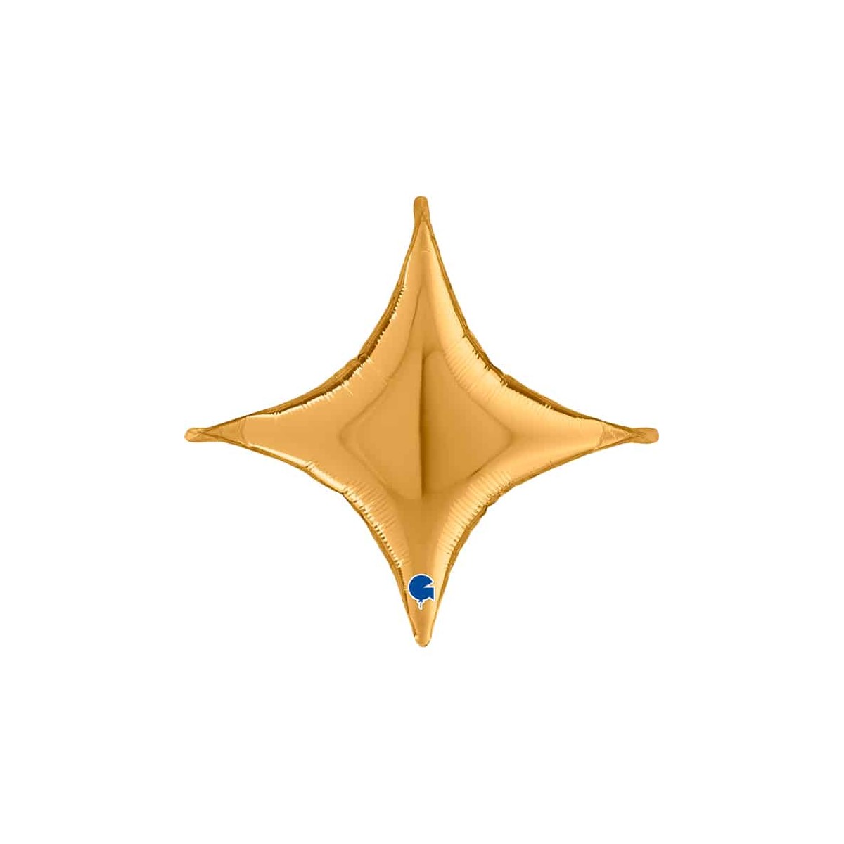 Shape stella 4 punte 18"/46cm Deco concave oro