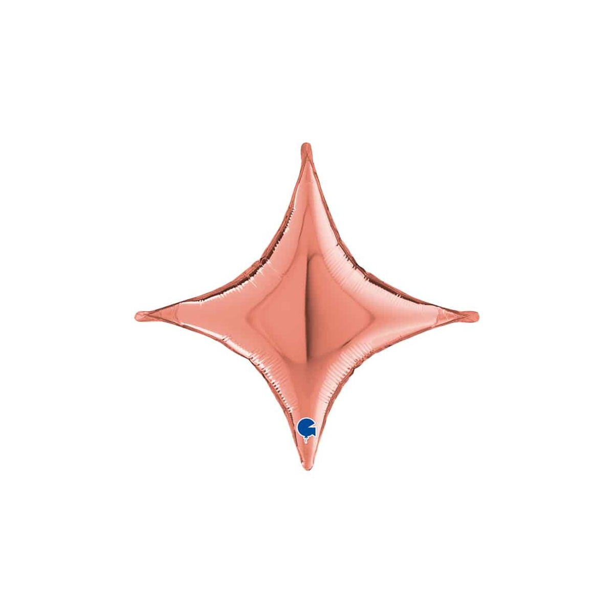 Shape stella 4 punte 18"/46cm Deco concave rosegold