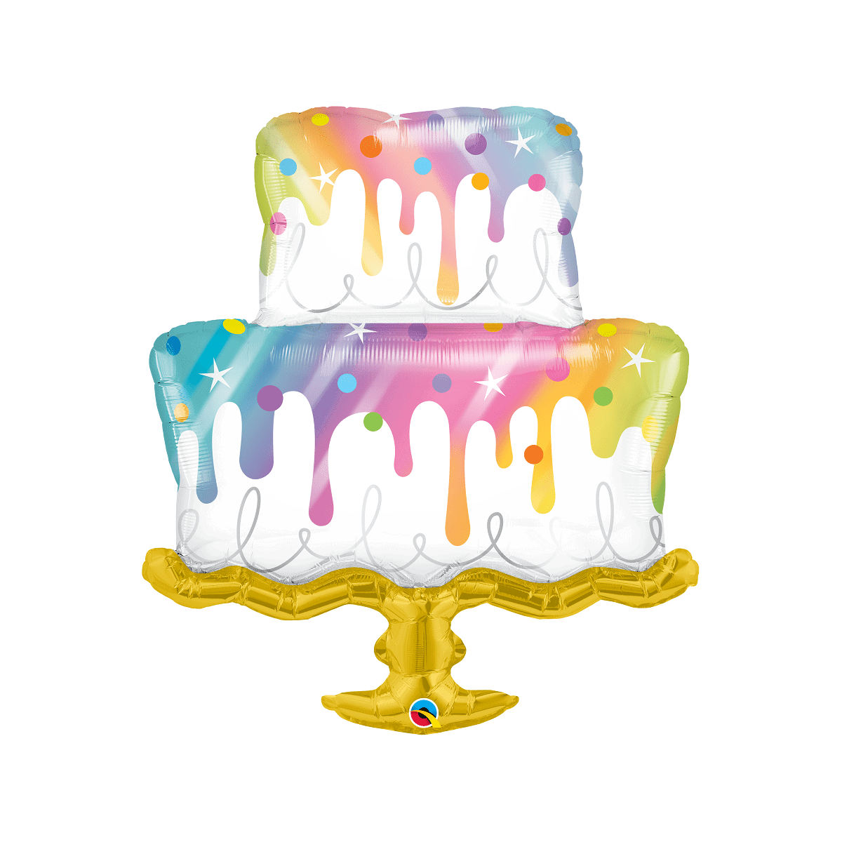 Supershape 39"/99cm Torta Rainbow pastel ombre
