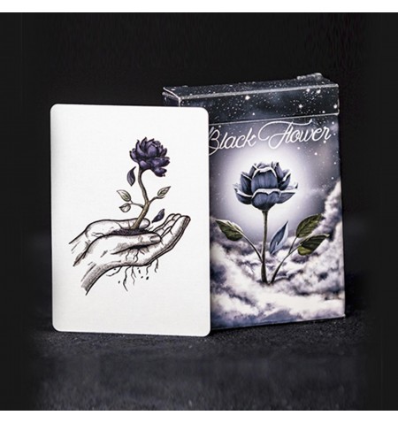 Black Flower playing cards di Jack Nobile