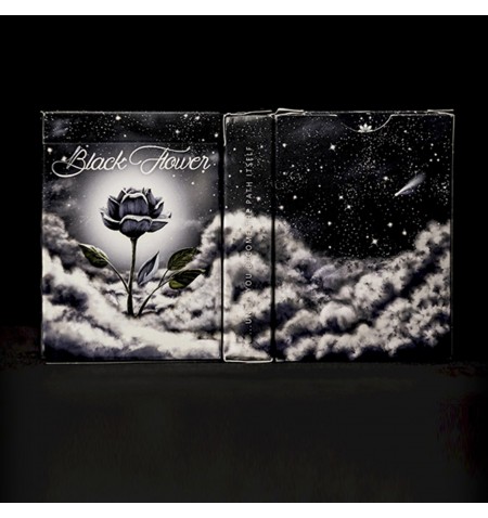 Black Flower playing cards di Jack Nobile