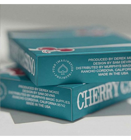Cherry Casino Tropicana Teal playing cards