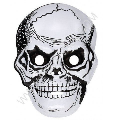 Maschera teschio in plastica