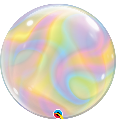 Bubble 22"/56cm Iridiscent swirl