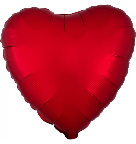 Shape cuore Satin luxe 19"/48cm confezionato 1pz.