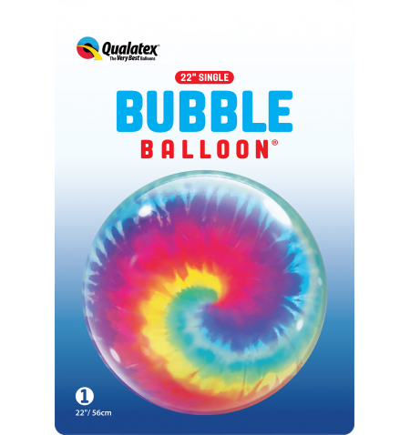 Bubble 22"/56cm Tie dye swirl