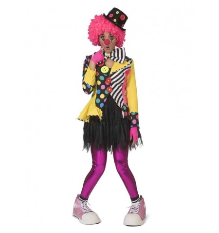 Costume Donna Clown Belinda Button