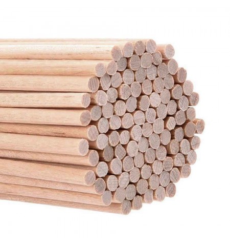 100 Stecconi in bambù 40cm senza punta Ø 5mm