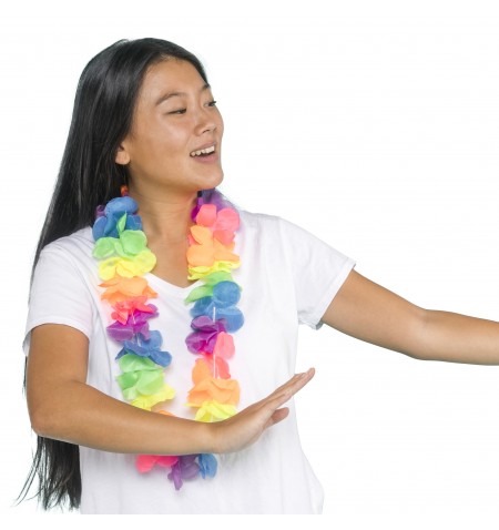 Collana Hawaiana multicolor