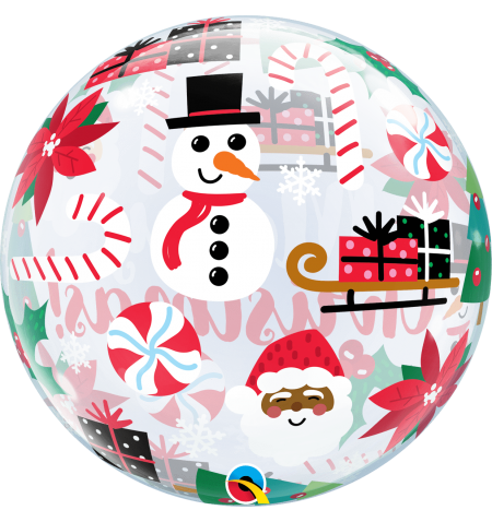 Bubble 22"/55cm Sweet treats for Christmas