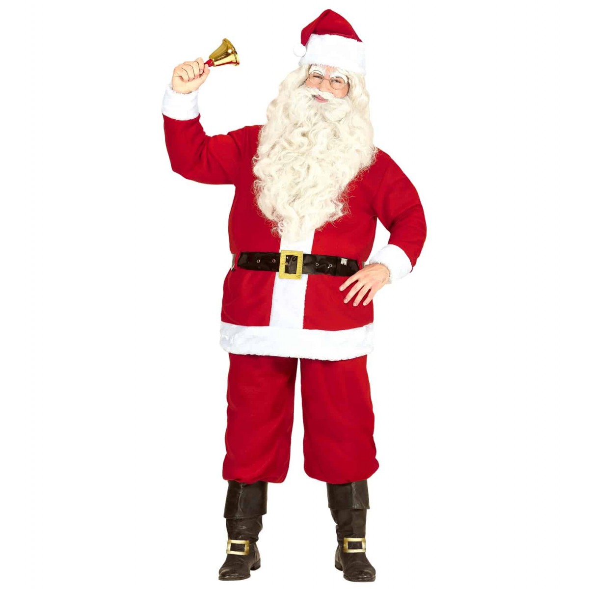 Costume Babbo Natale in panno Bordoux