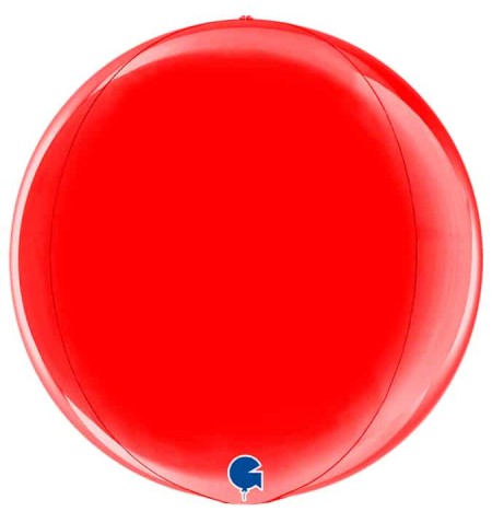 Globe 15" sfera 4D Rosso