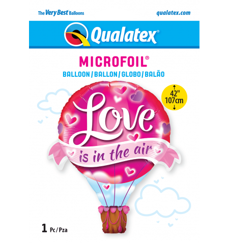 Supershape 42"/107cm Love is in the air balloon