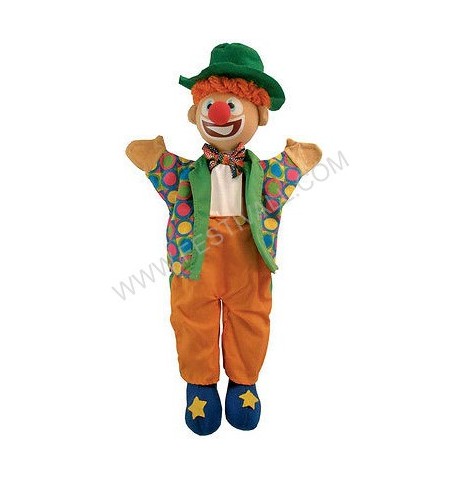 Marionetta clown con cilindro