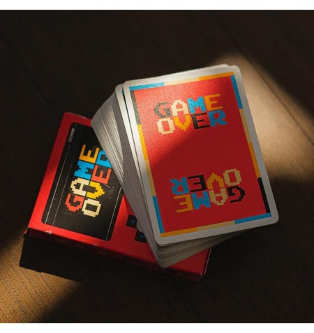 Game Over Red playing cards