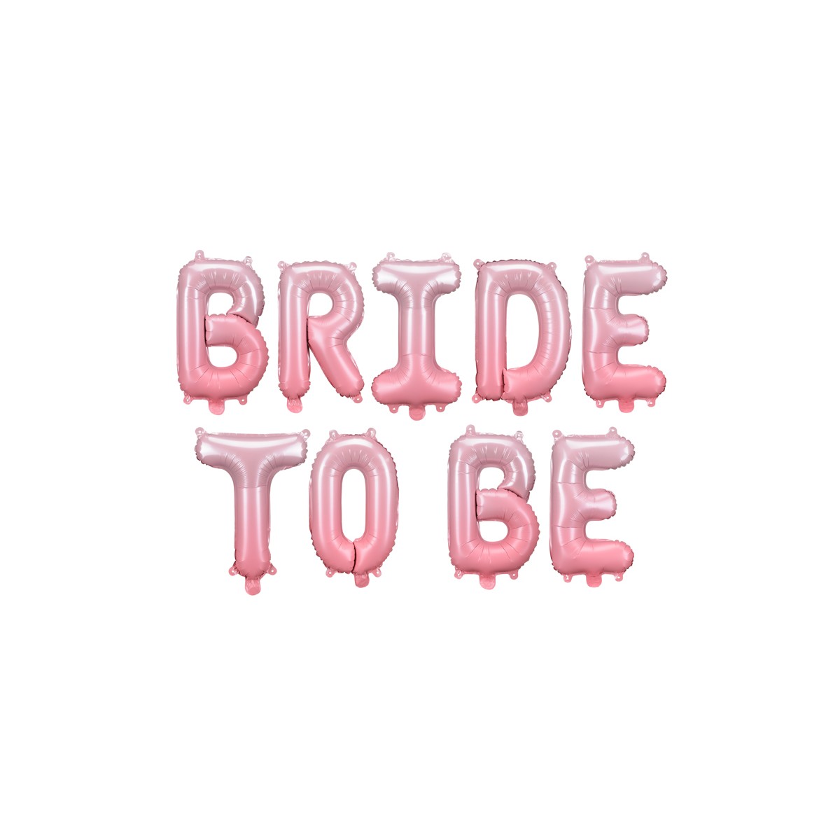 Scritta Bride To Be rosa ombrè 350 x 45 cm