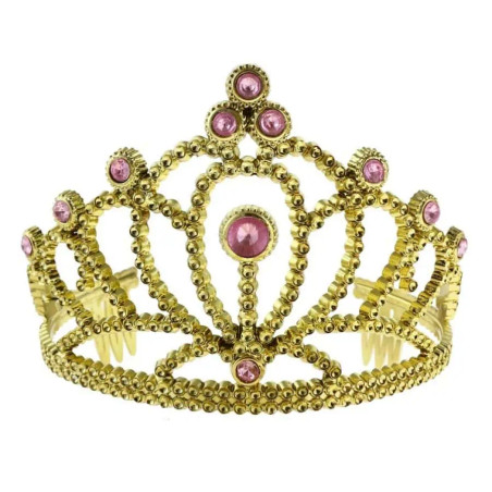 Corona principessa oro/rossa