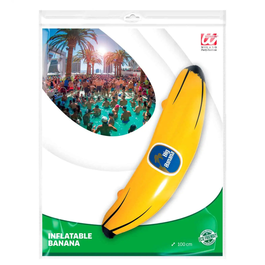 Banana gonfiabile 100cm - ORDINA SUBITO 0815262213