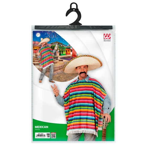 Poncho messicano adulto