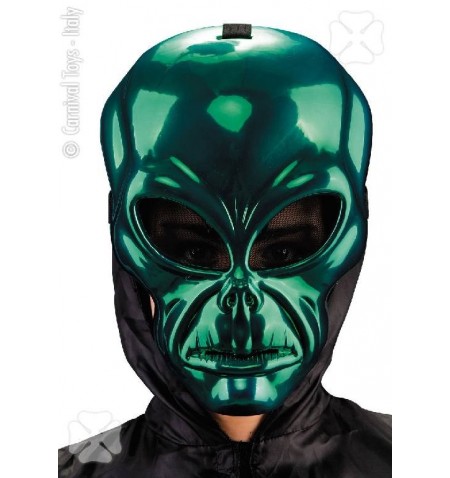 Maschera alieno verde