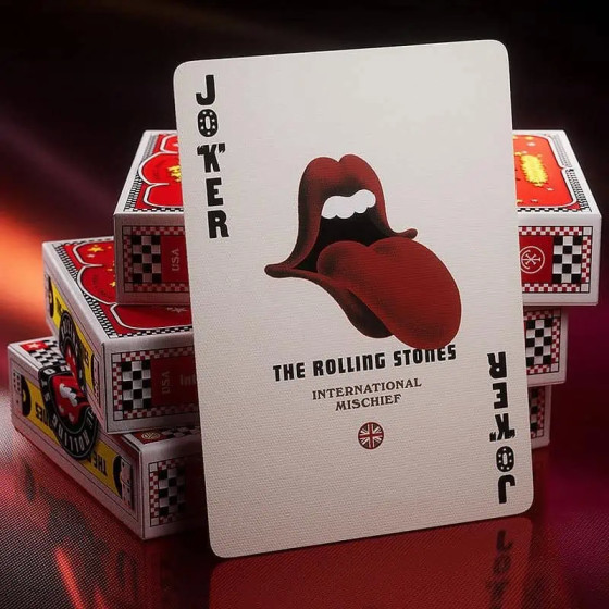 The Rolling Stones playing cards