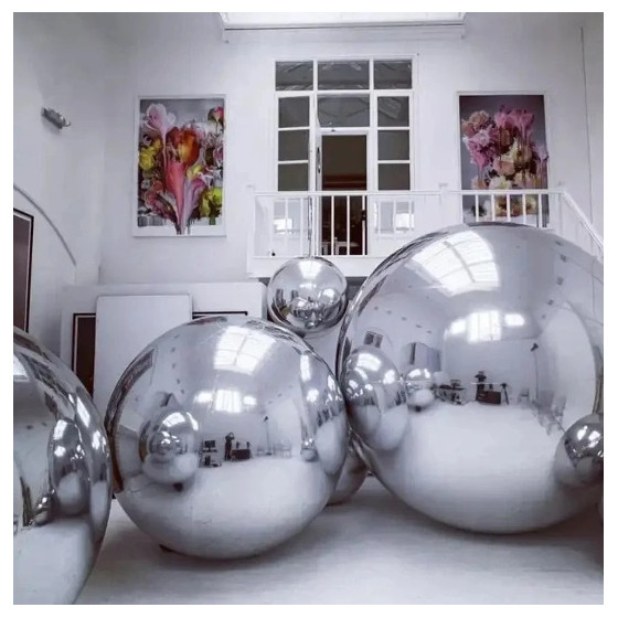 Shiny Ball - Palla a specchio in pvc 180cm vari colori