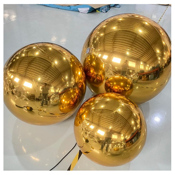 Shiny Ball - Palla a specchio in pvc 180cm vari colori