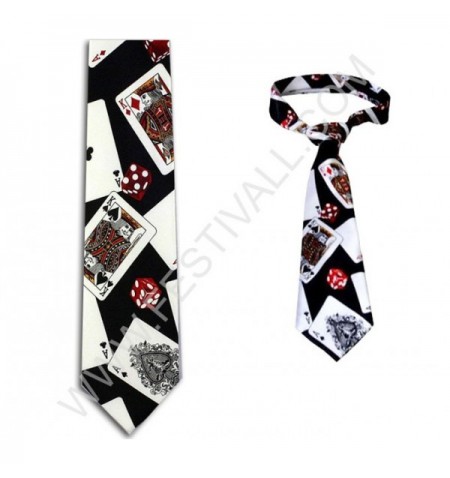 Cravatta mago con dadi e carte