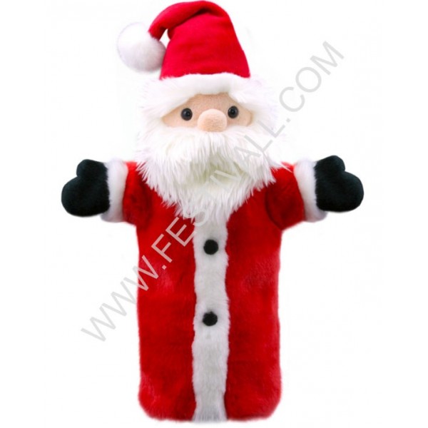 Babbo Natale 40 Cm.Pupazzo Da Mano Babbo Natale 40cm